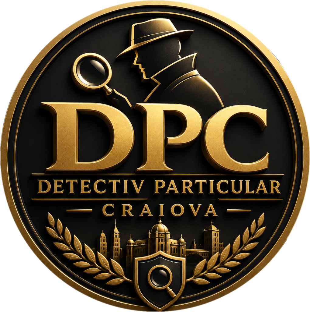Logo oficial Detectiv Particular Craiova (DPC) – agenție autorizată de detectivi particulari din Craiova, Dolj